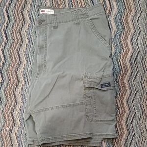 Wrangler Gray Cargo Shorts for Men